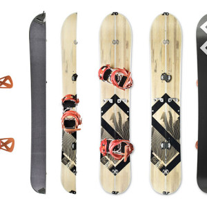 Splitsticks, ski et snowboard